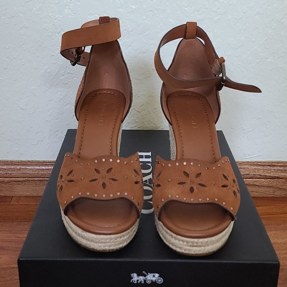 Coach wedge sandal